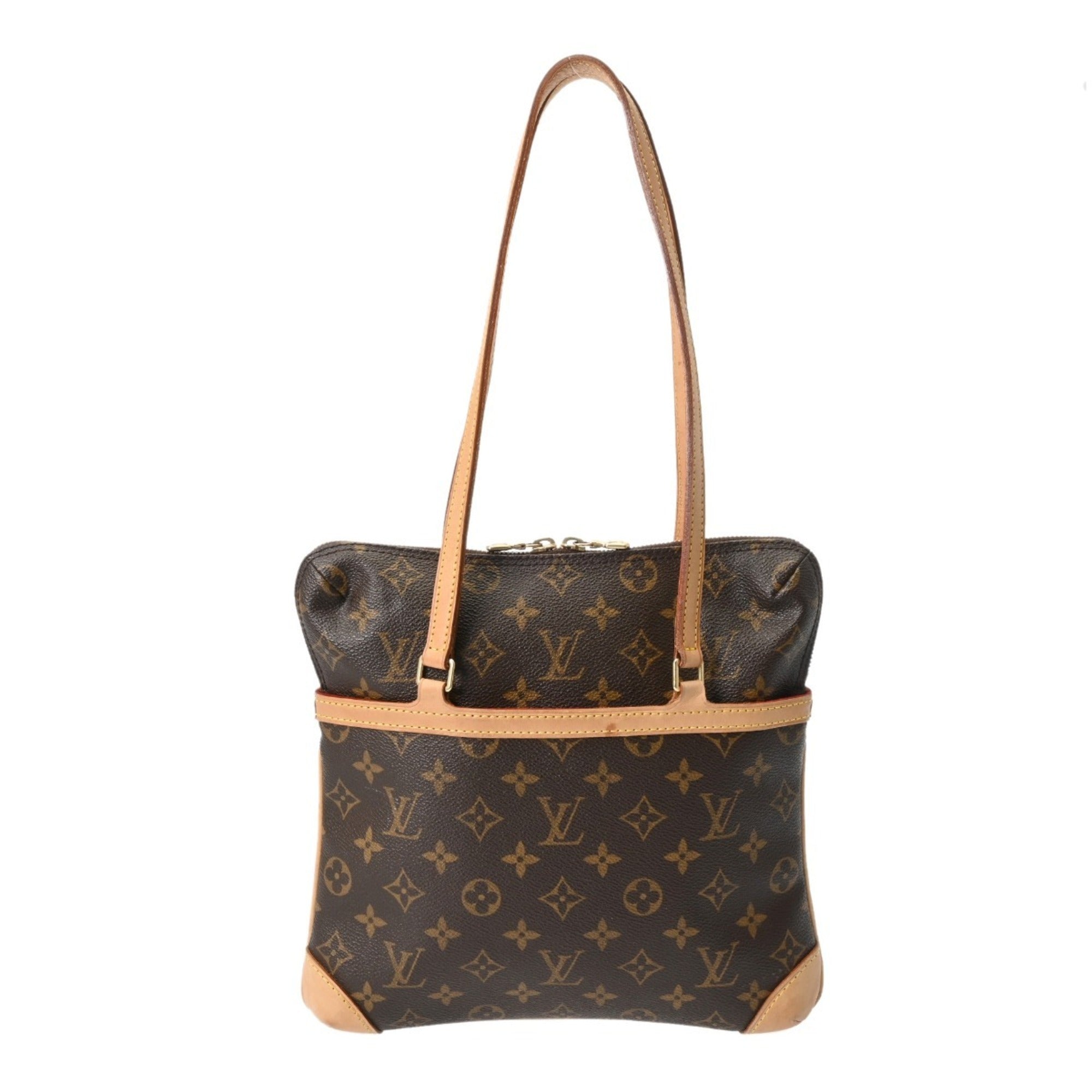 Louis Vuitton Brown Monogram Canvas Shoulder Bag