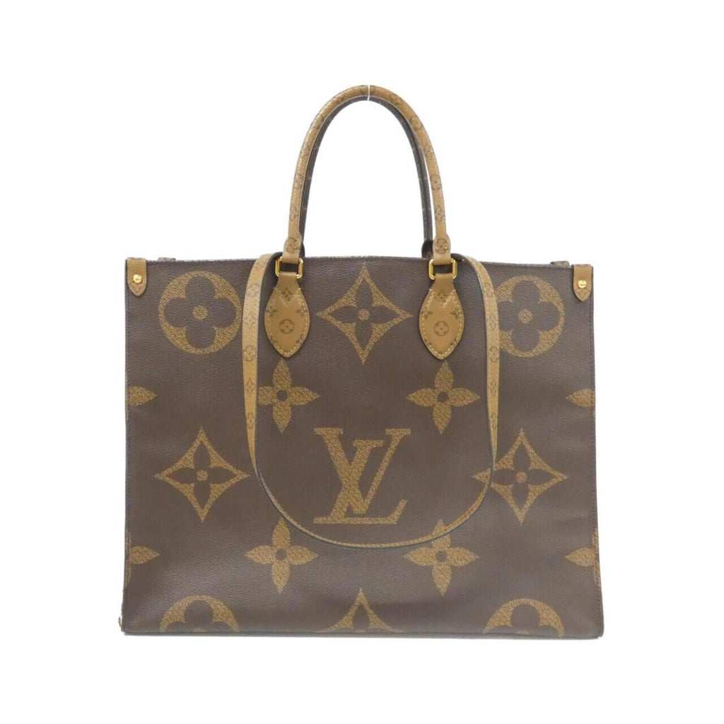 Louis Vuitton Brown Coated Canvas Handbag