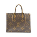 Louis Vuitton Brown Coated Canvas Handbag