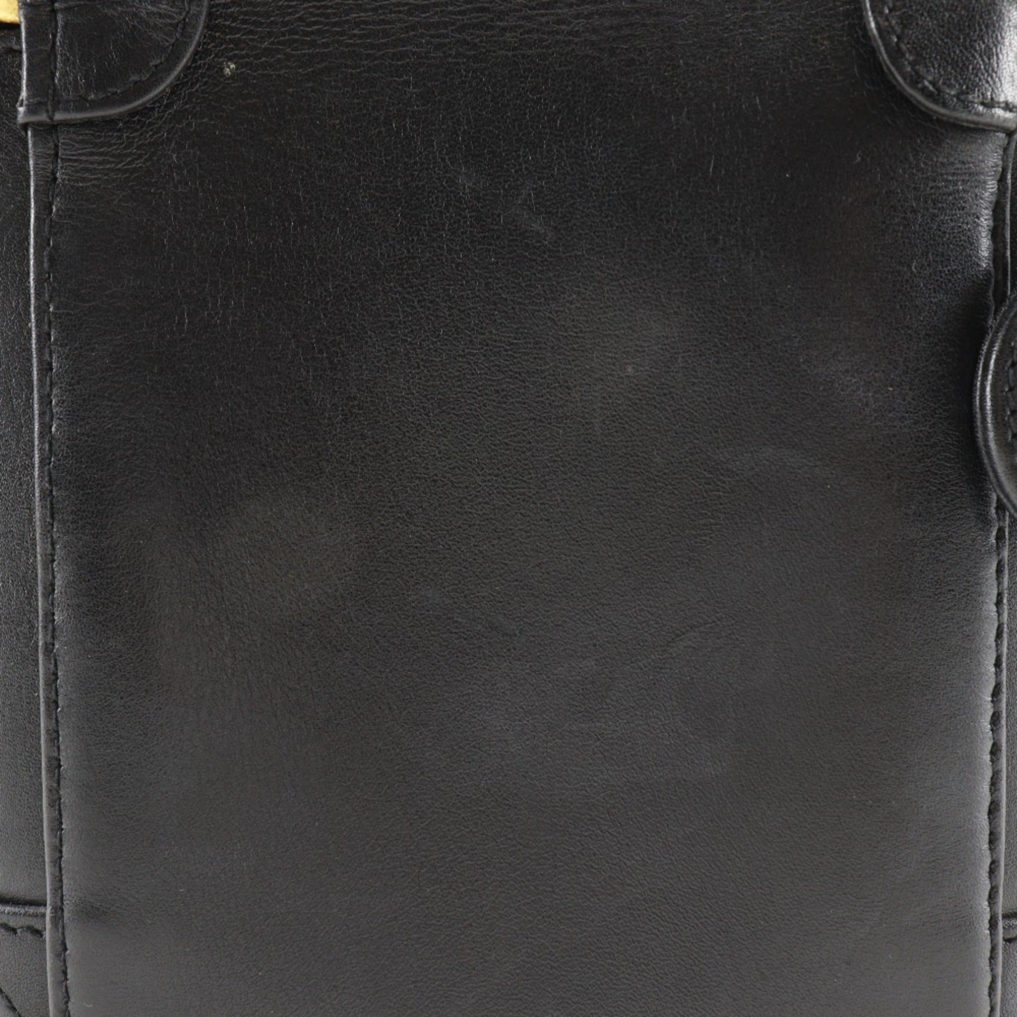 Chanel Black Leather Handbag Pouch