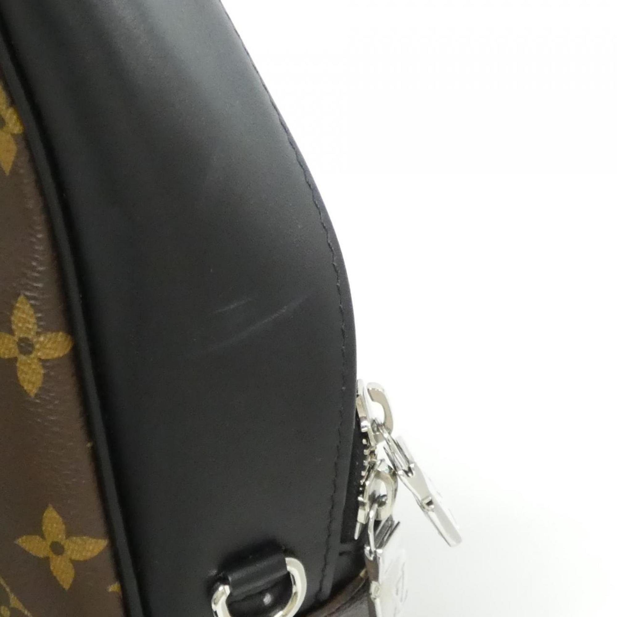 Louis Vuitton Monogram Macassar Marron Coated Canvas Backpack