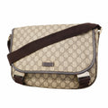 Gucci Brown Pvc Shoulder Bag (Pre-Owned)