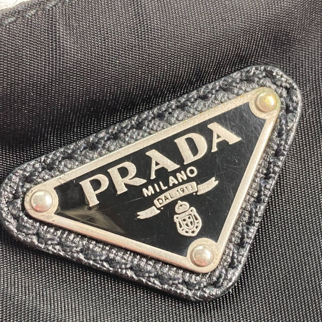 Prada Black Cloth Shoulder Bag