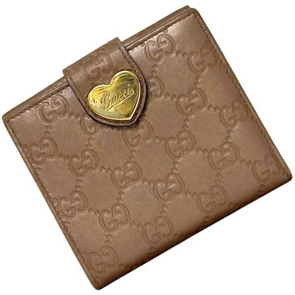 Gucci Beige Leather Wallet (Bi-Fold) (Pre-Owned)