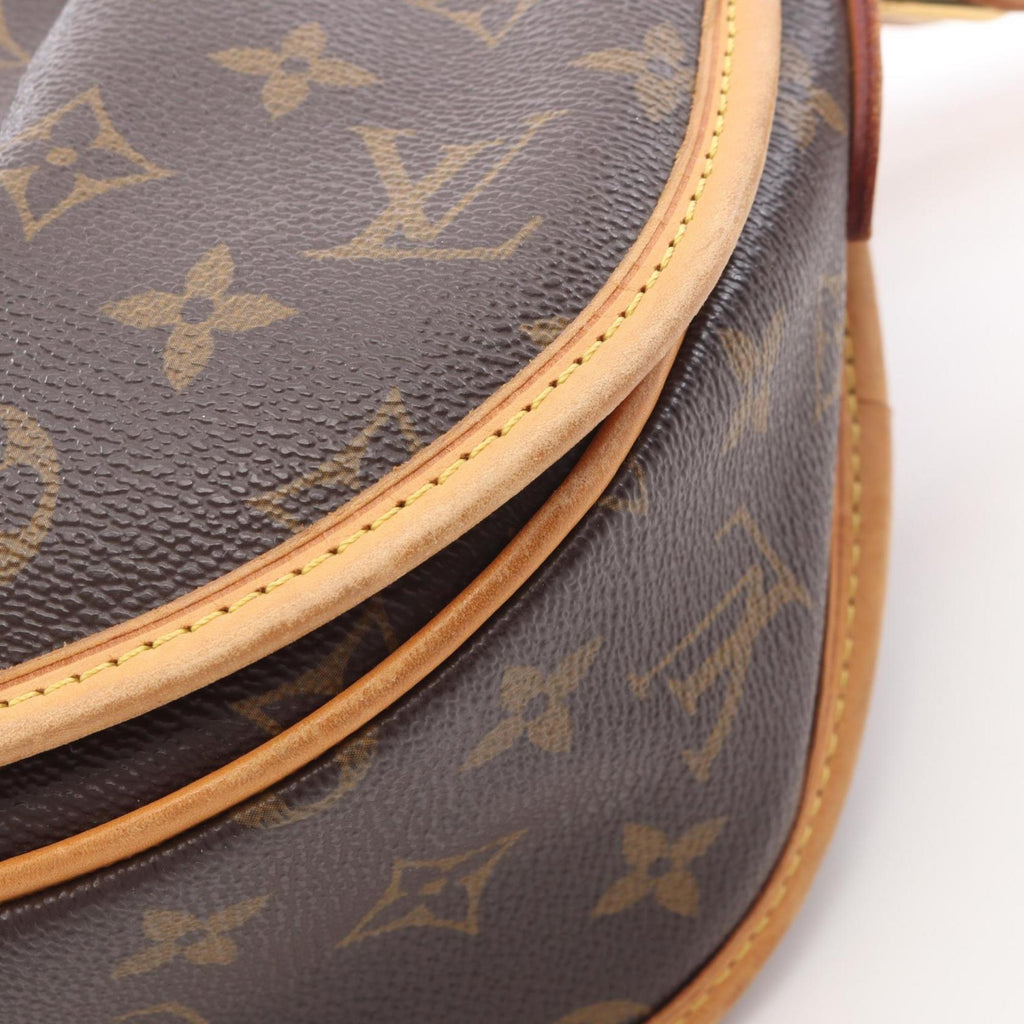 Louis Vuitton Brown Coated Canvas Pvc Monogram Leather Shoulder Bag