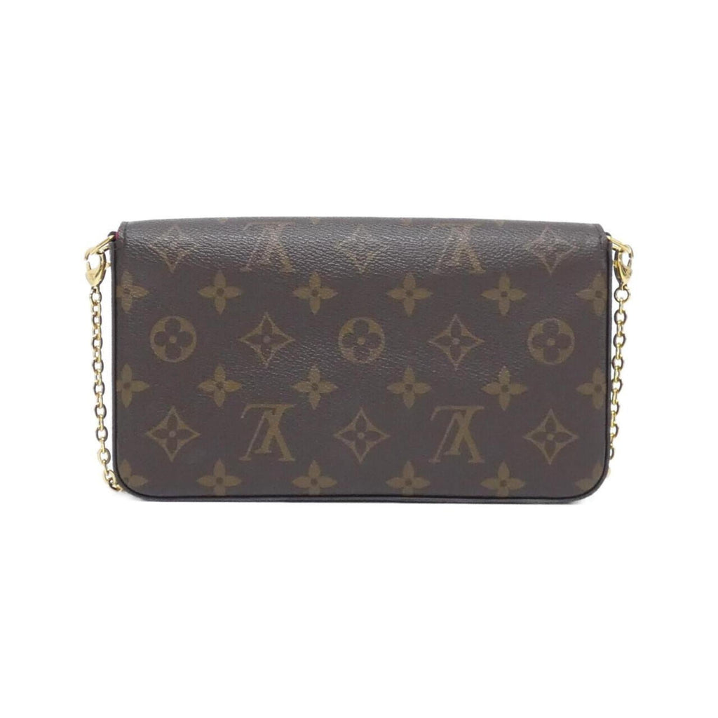 Louis Vuitton Marron Coated Canvas Pochette Shoulder Bag