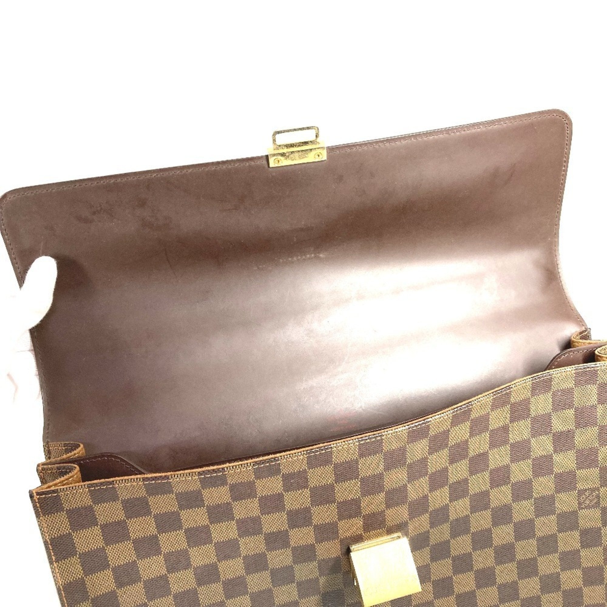 Louis Vuitton Brown Damier Canvas Ebene Damier Canvas Briefcase Handbag