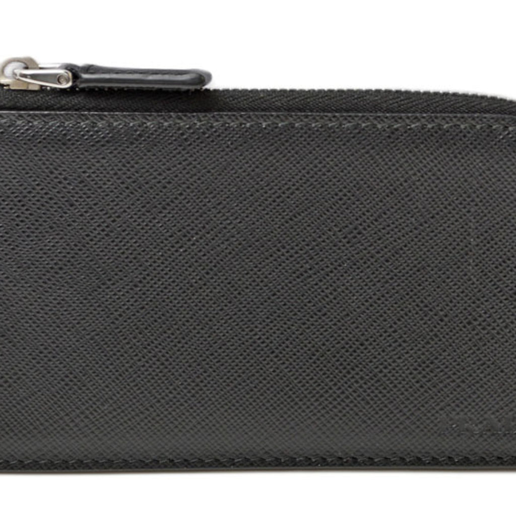 Prada Black Nero Leather Coin Purse/Coin Case