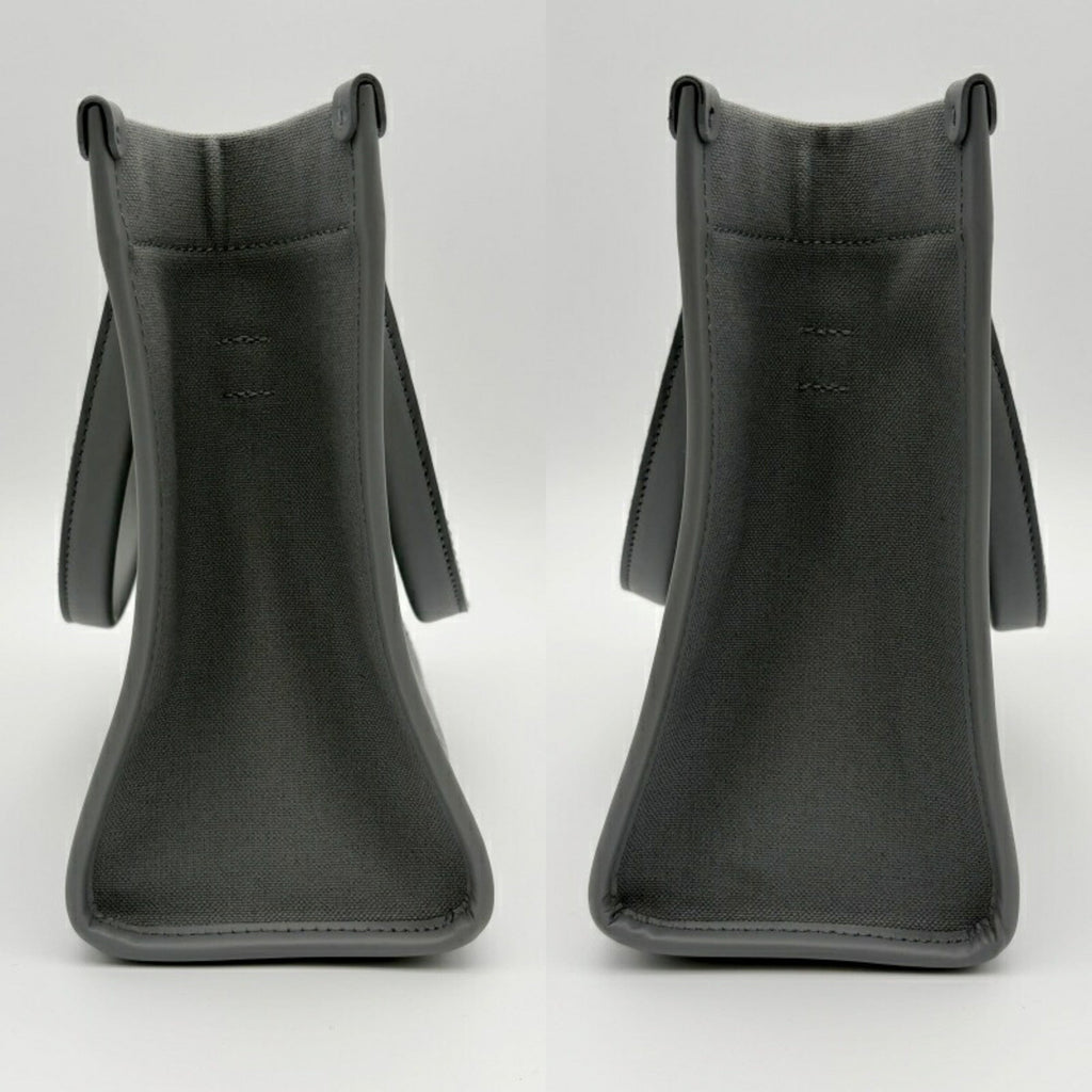 Balenciaga Gray Canvas Leather Tote