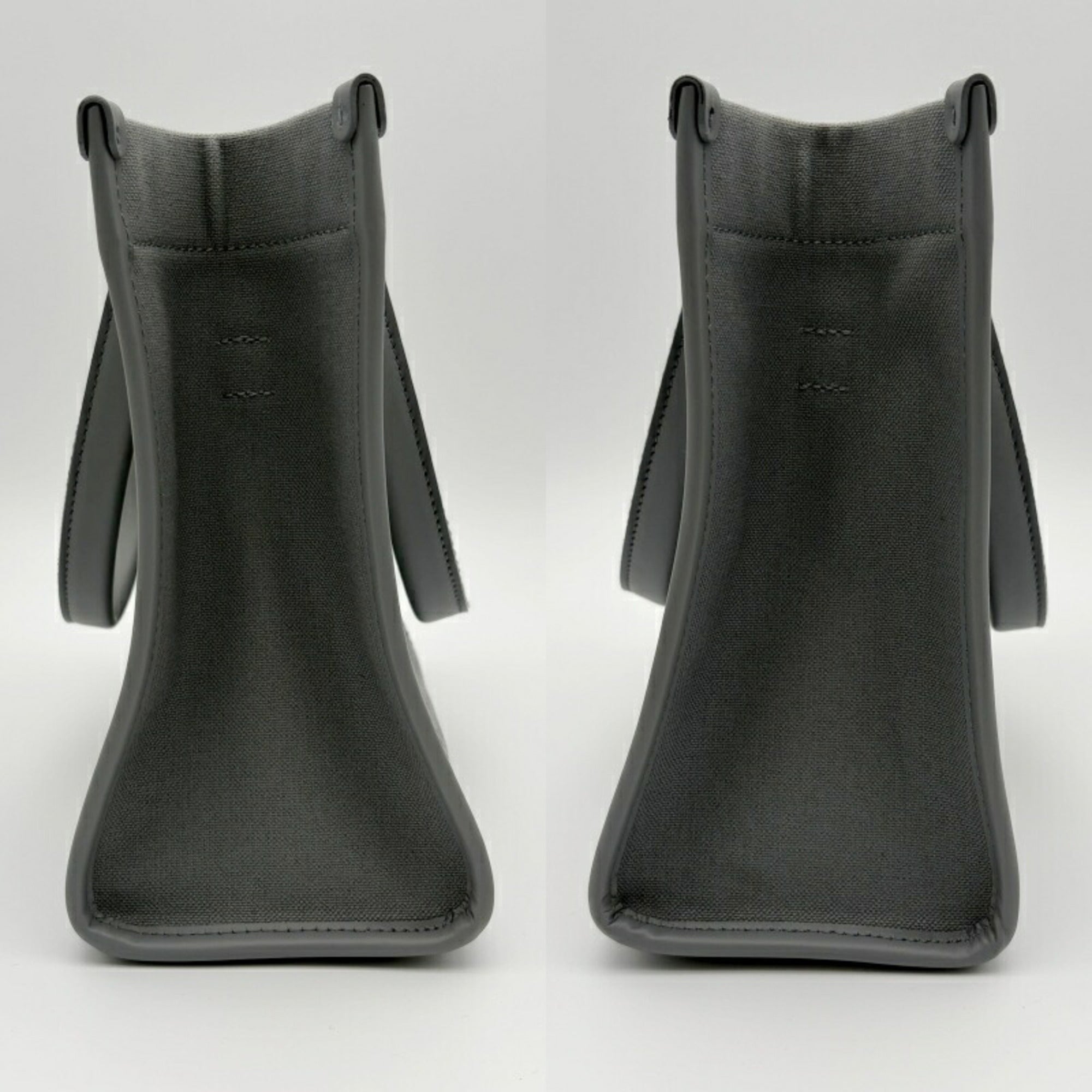 Balenciaga Gray Canvas Leather Tote