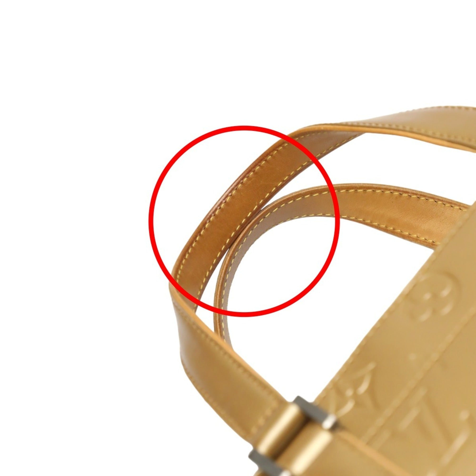 Louis Vuitton Gold Monogram Mat Handbag