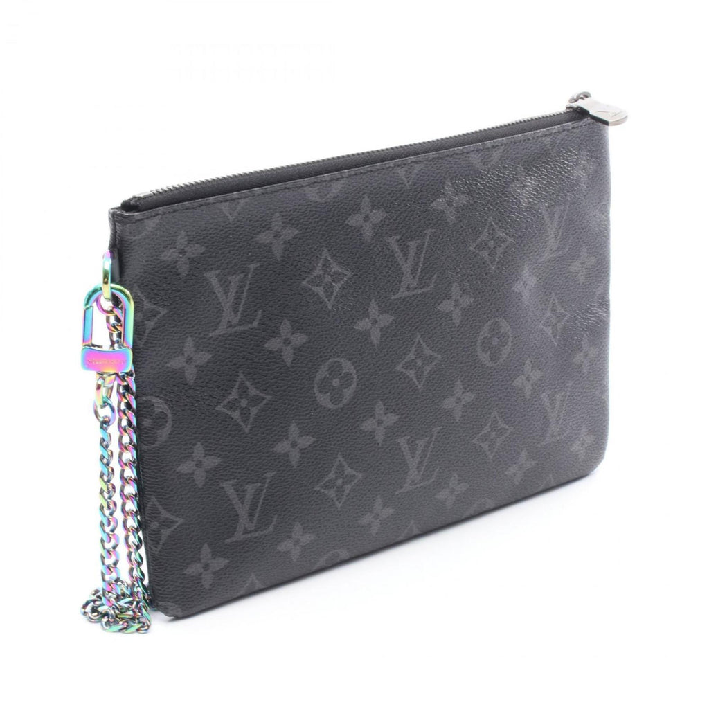 Louis Vuitton Black Monogram Eclipse Pvc Pouch