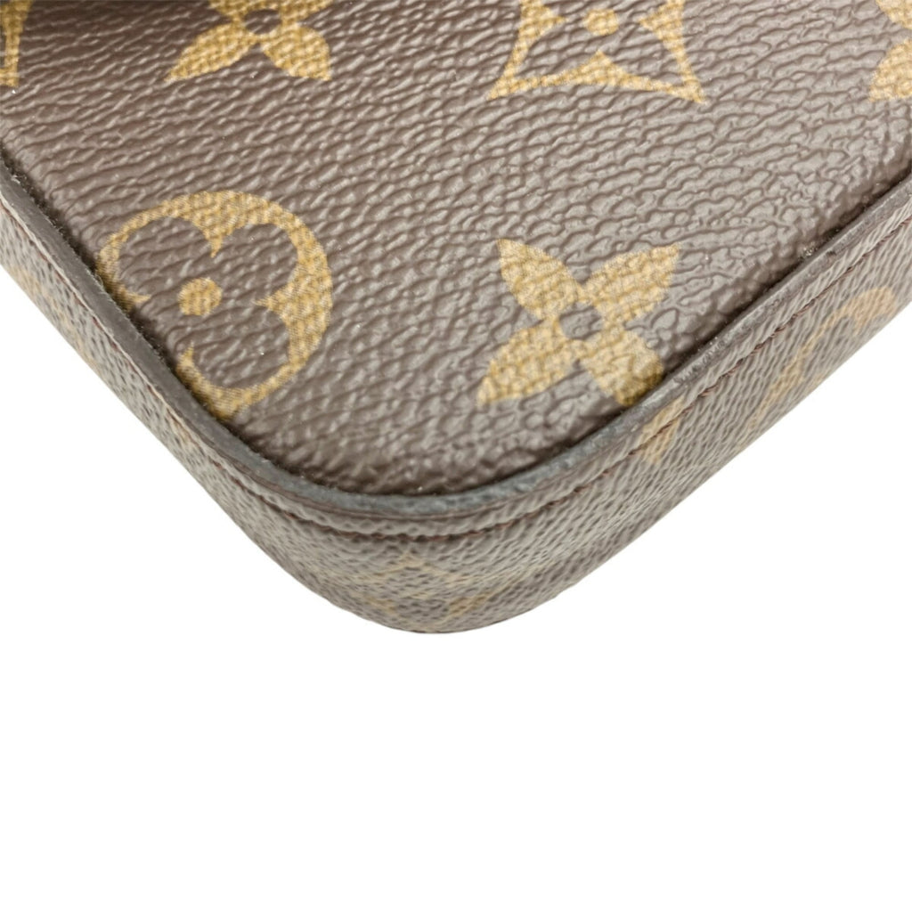 Louis Vuitton Brown Monogram Pochette Shoulder Bag