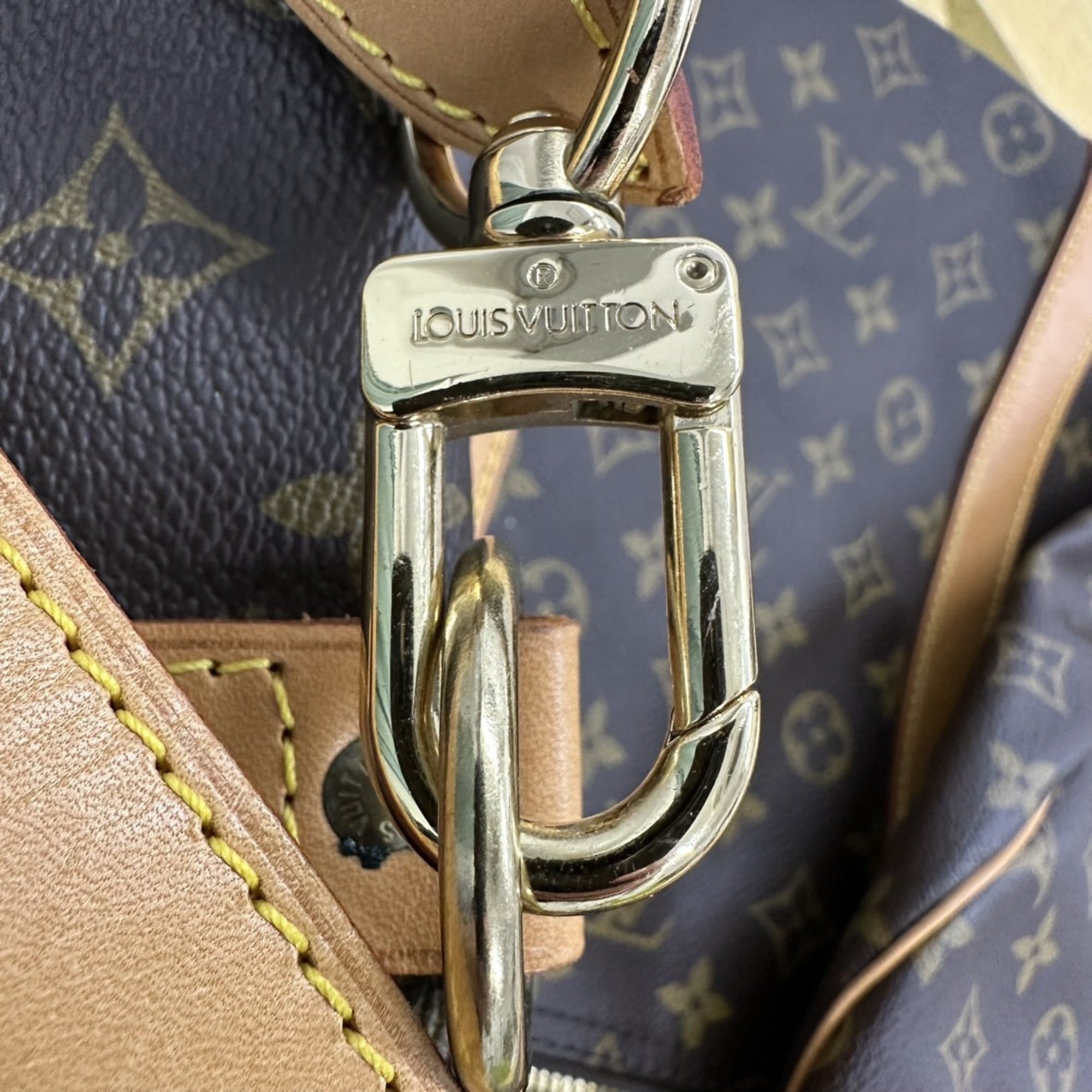 Louis Vuitton Monogram Brown Pvc Leather Boston Bag