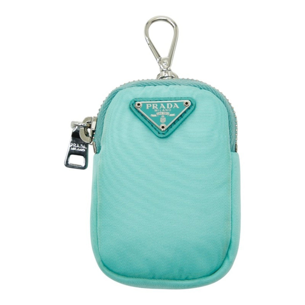 Prada Light Green Nylon Leather Handbag Shoulder Bag