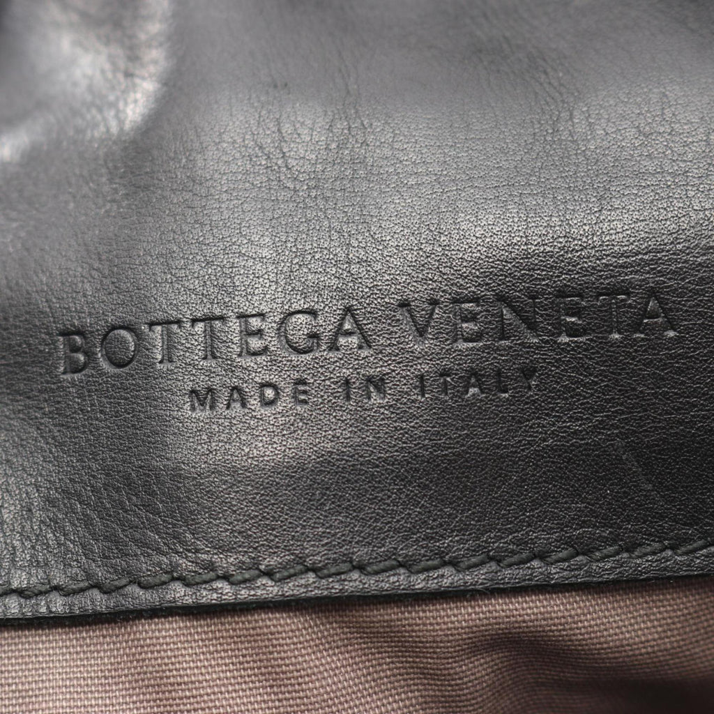 Bottega Veneta Black Leather Shoulder Bag