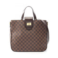 Louis Vuitton Brown Damier Canvas Rose Coated Canvas Handbag