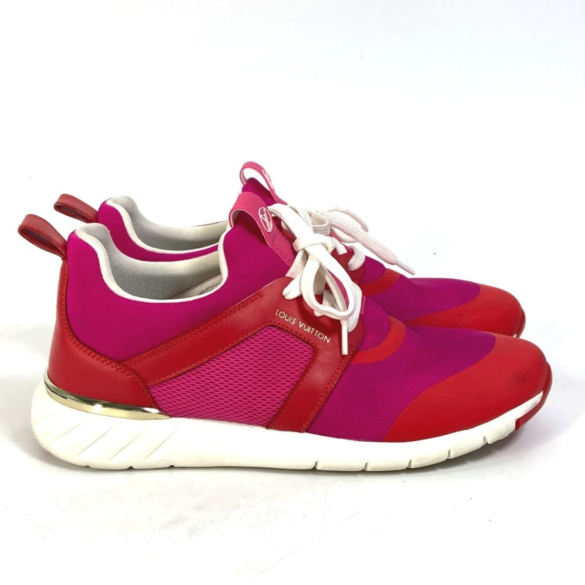 Louis Vuitton Pink Red Color Sneakers