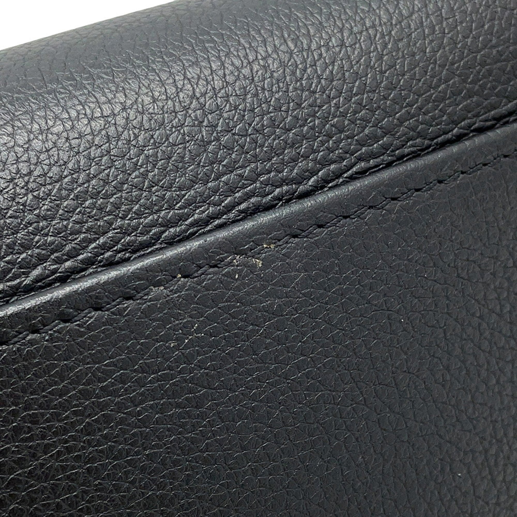 Louis Vuitton Noir Monogram Leather Handbag