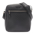 Gucci Black Leather Handbag Shoulder Bag (Pre-Owned)