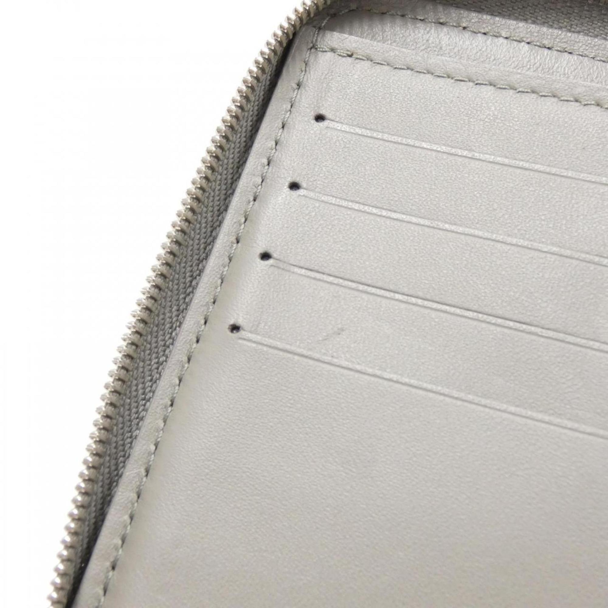 Louis Vuitton Metallic Gray Leather Wallet