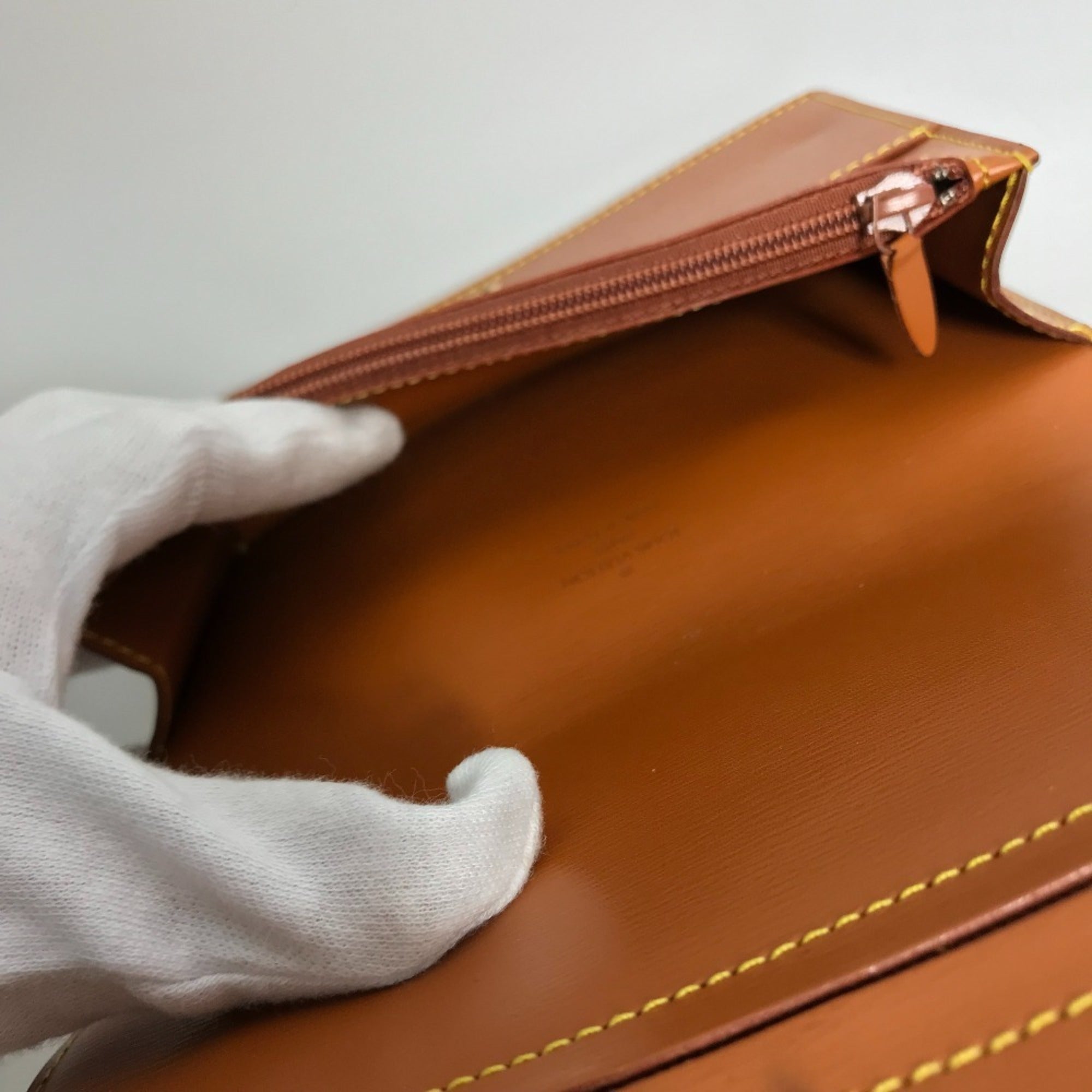 Louis Vuitton Brown Kenyan Brown Epi Leather Pouch