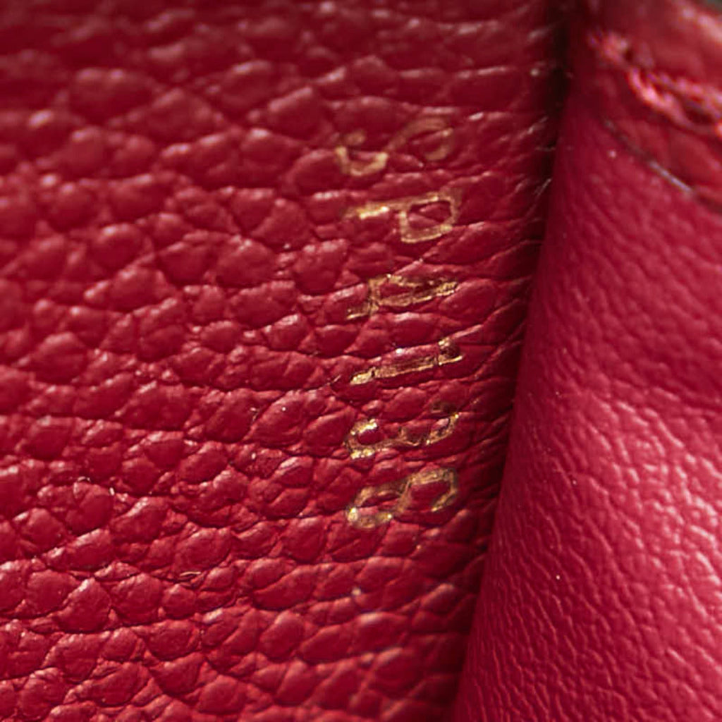 Louis Vuitton Purple Raisin Leather Long Wallet