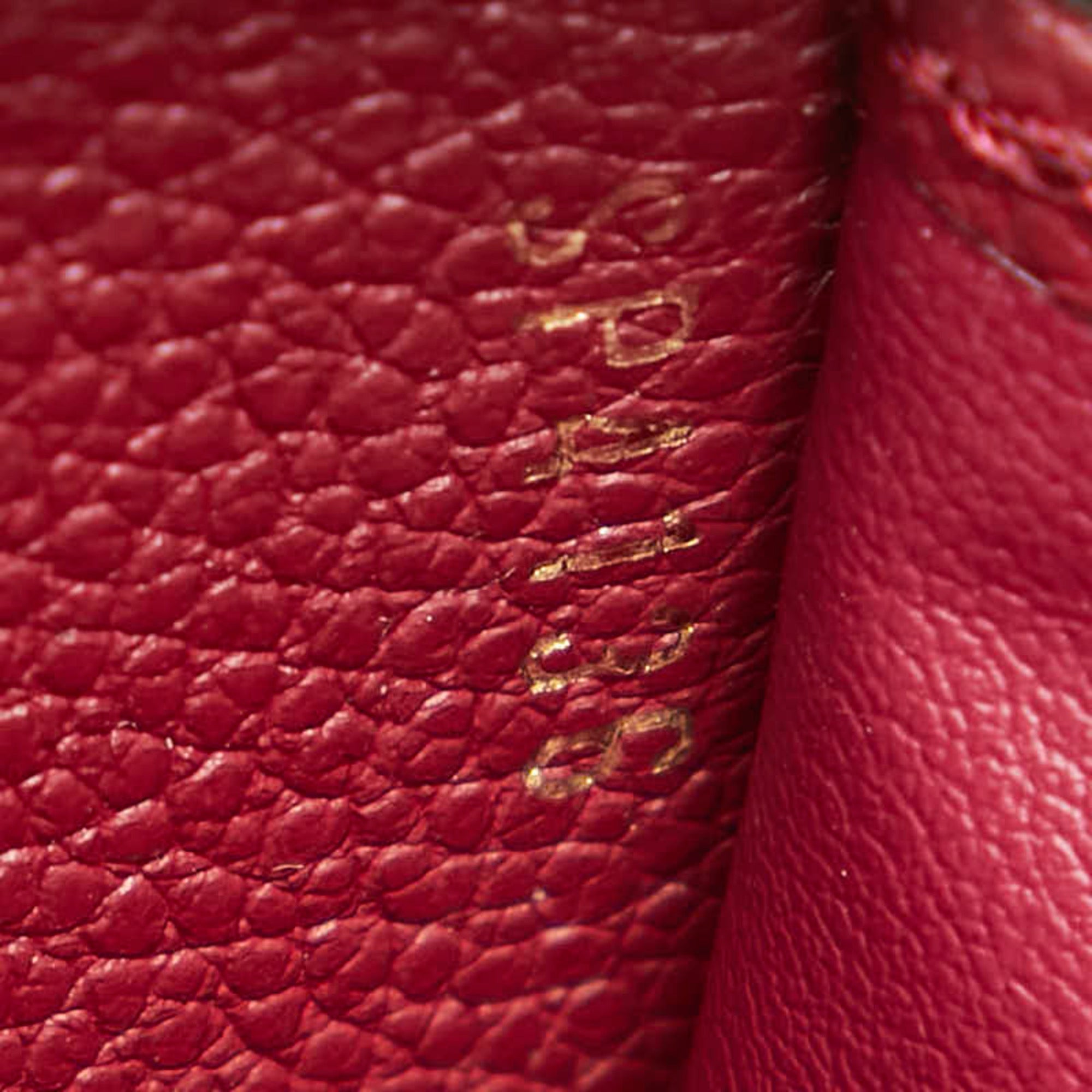 Louis Vuitton Purple Raisin Leather Long Wallet