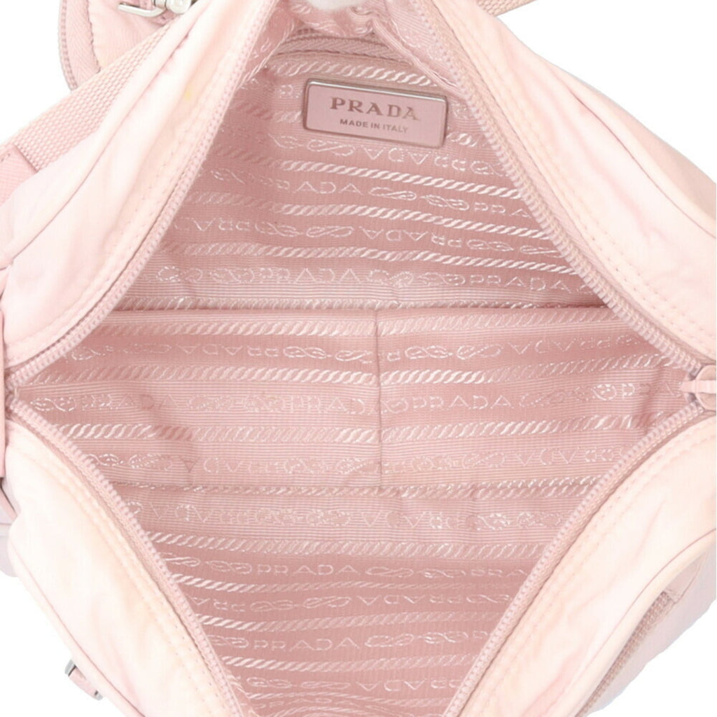 Prada Pink Nylon Shoulder Bag