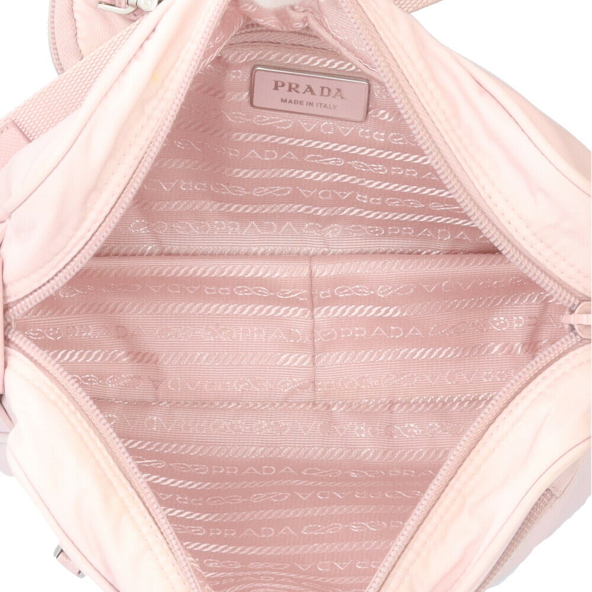 Prada Pink Nylon Shoulder Bag