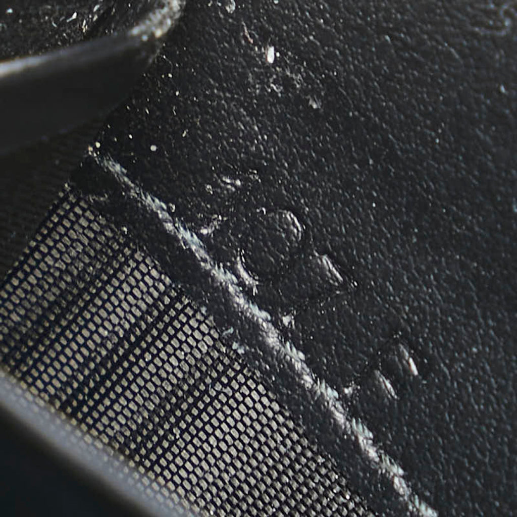 Prada Black Leather Long Wallet (Bi-Fold)