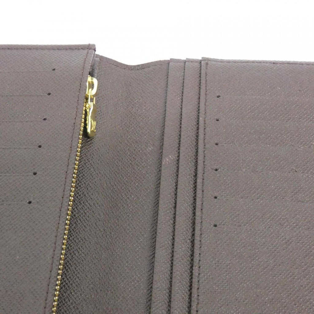 Louis Vuitton Brown Coated Canvas Long Wallet