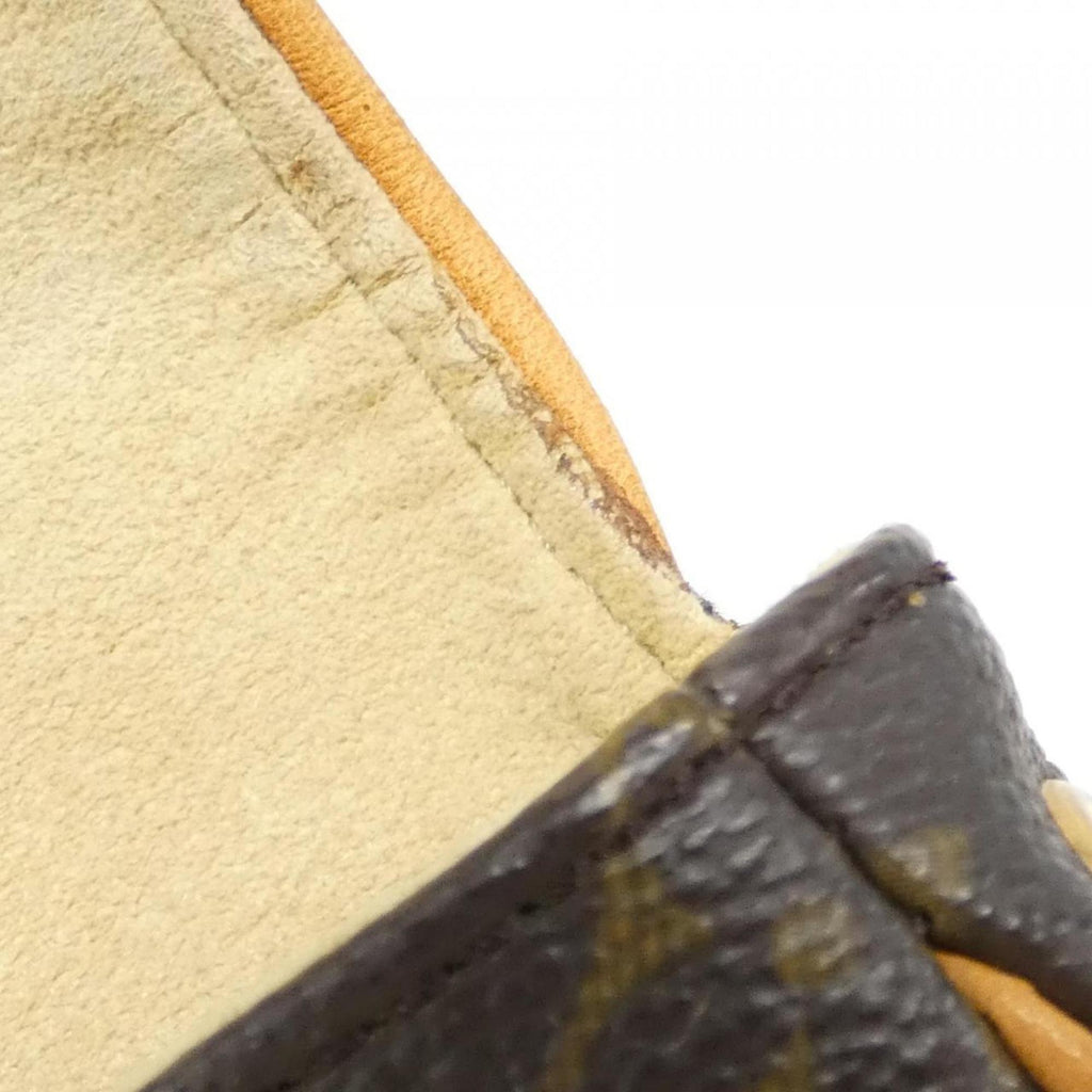 Louis Vuitton Marron Coated Canvas Pochette Shoulder Bag