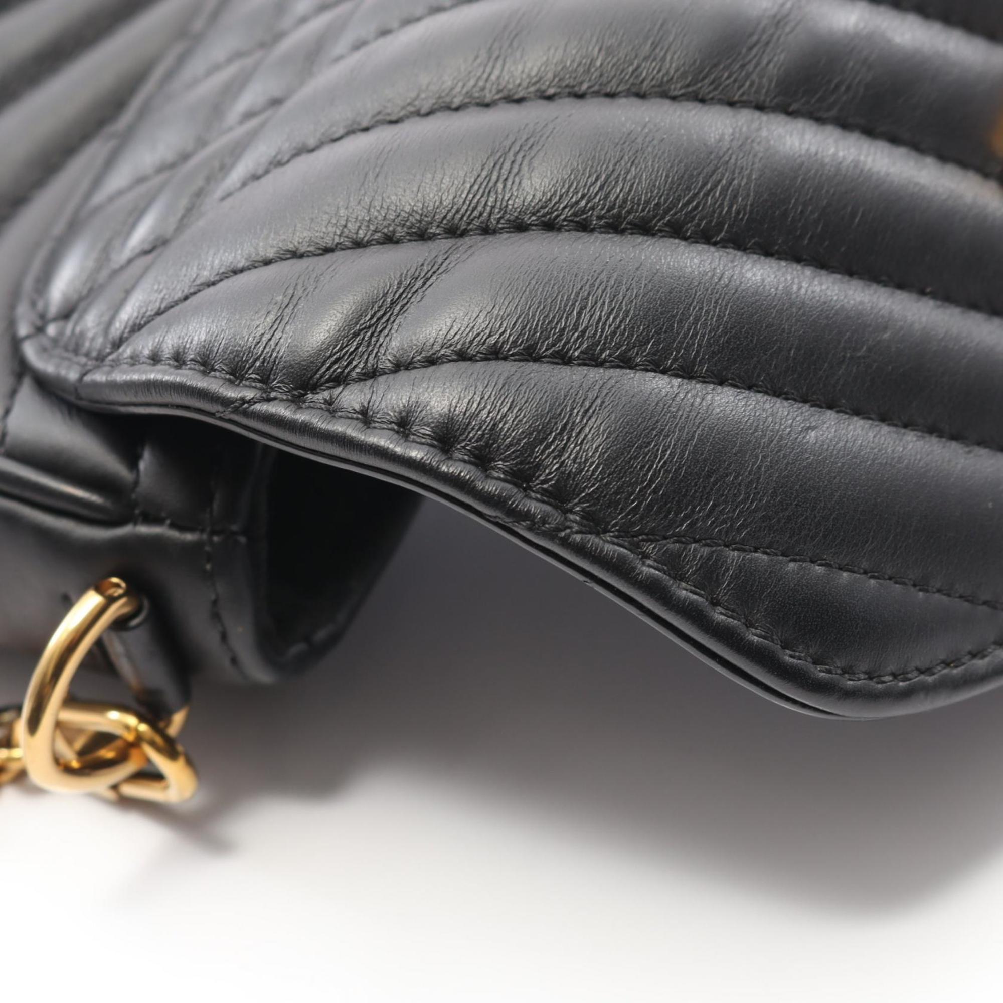 Louis Vuitton Black Leather Pochette Shoulder Bag