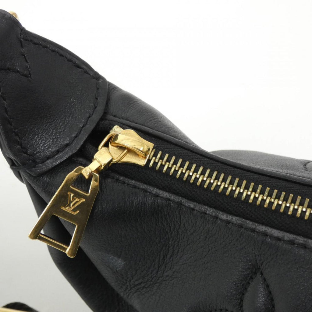 Louis Vuitton Black Leather Shoulder Bag