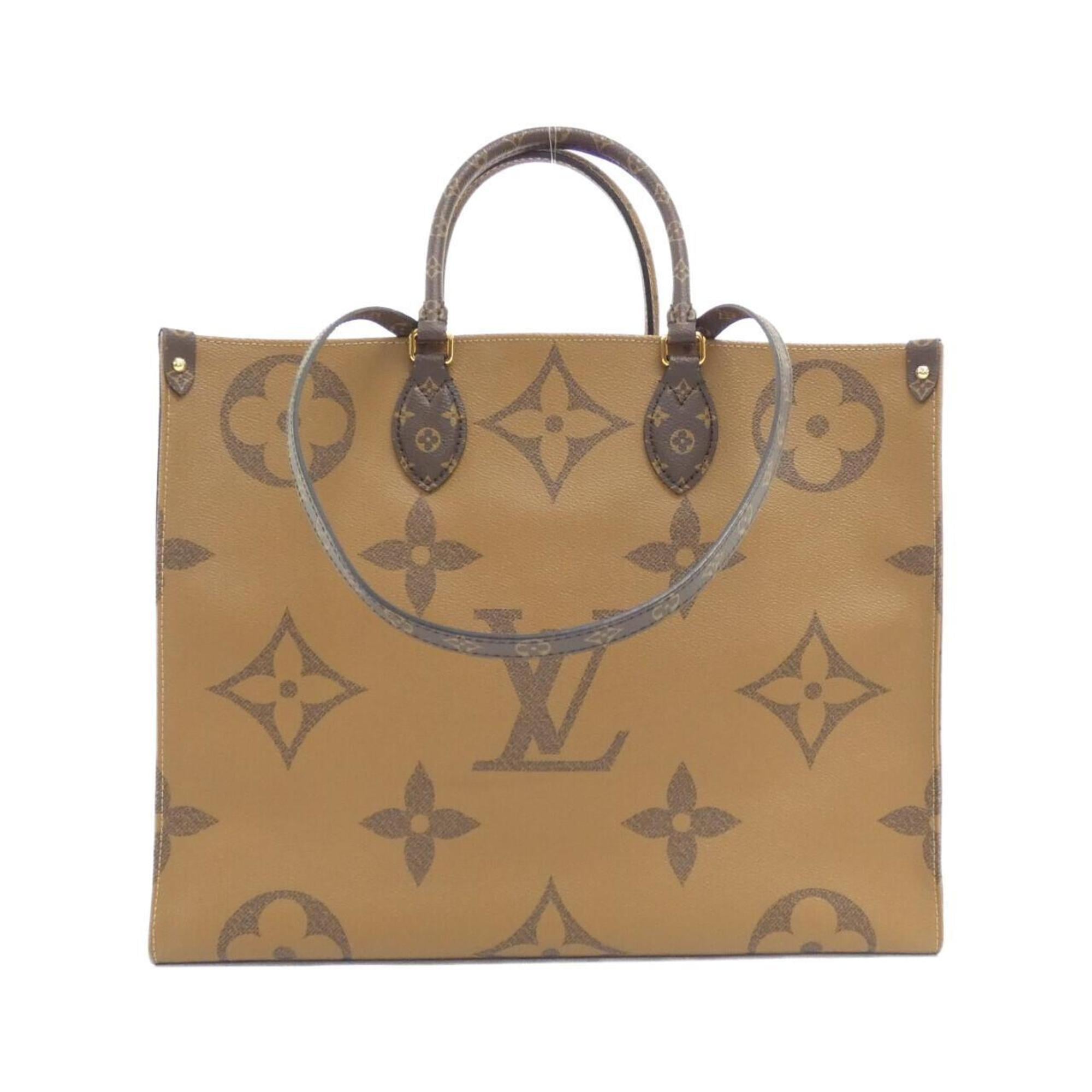 Louis Vuitton Marron Coated Canvas Handbag