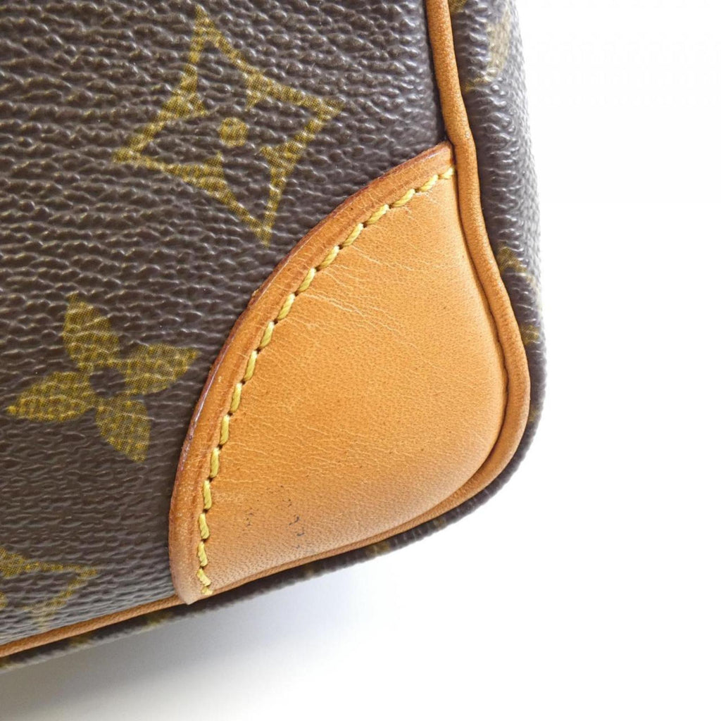 Louis Vuitton Brown Marron Coated Canvas Shoulder Bag