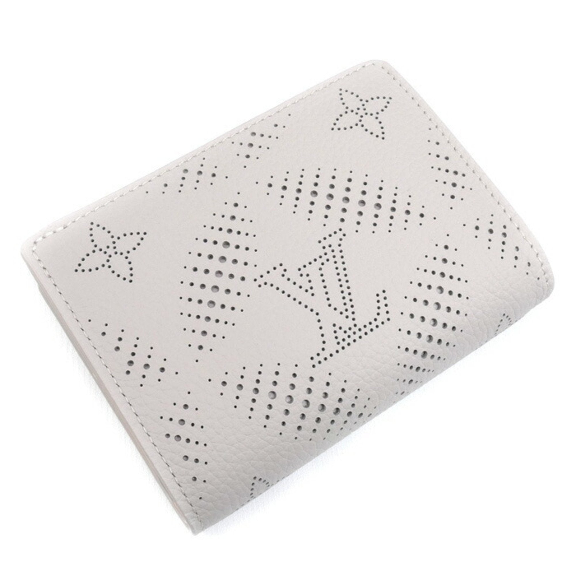 Louis Vuitton Grayish Pink Mahina Leather Wallet