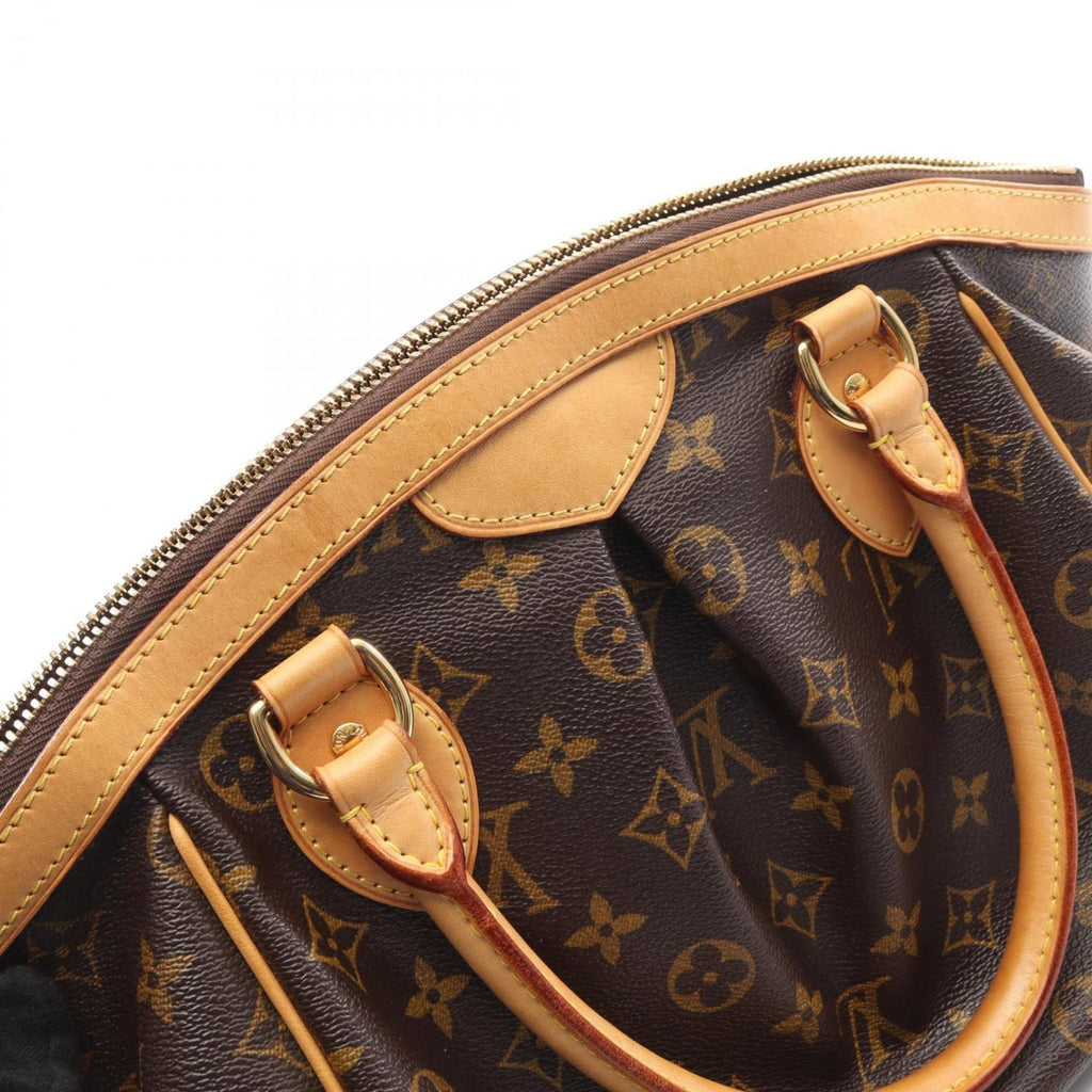 Louis Vuitton Brown Coated Canvas Pvc Leather Monogram Handbag