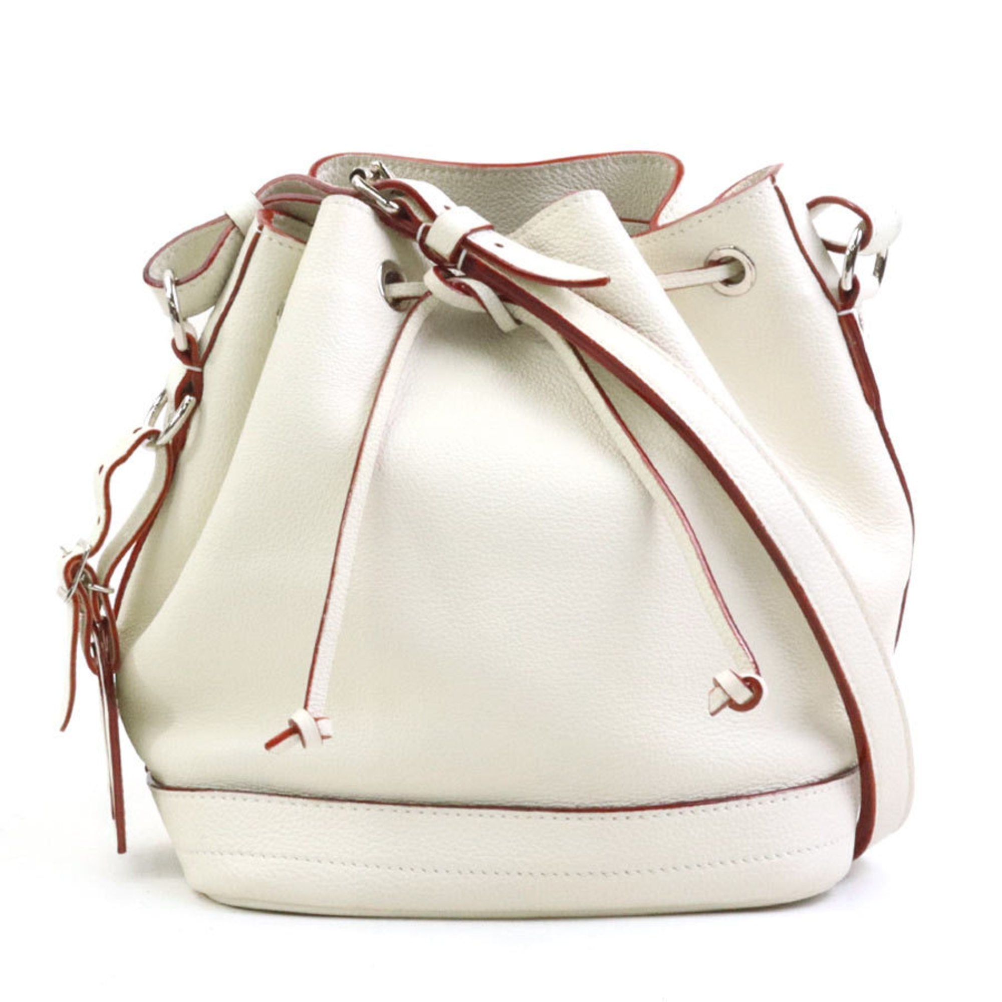 Louis Vuitton Off-White Leather Shoulder Bag