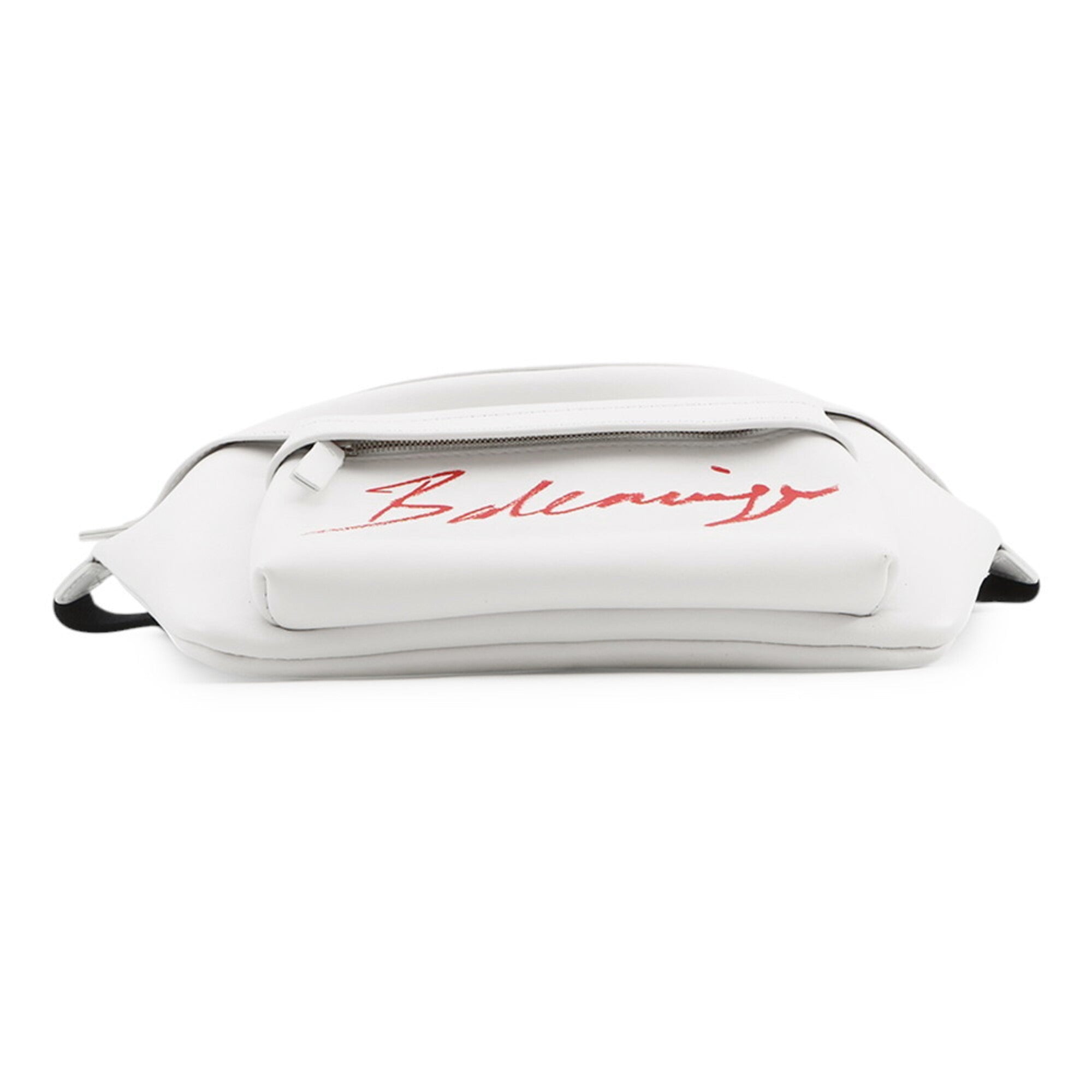 Balenciaga White Leather Handbag Sling