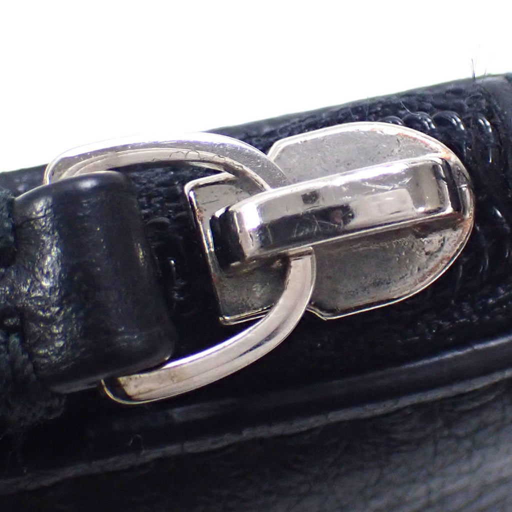 Balenciaga Black Leather Pouch