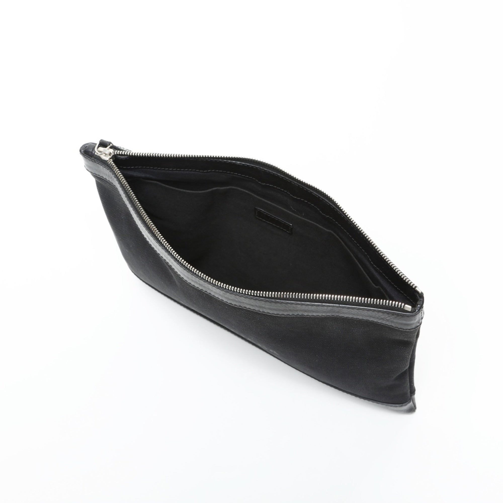 Balenciaga Black Canvas Clutch