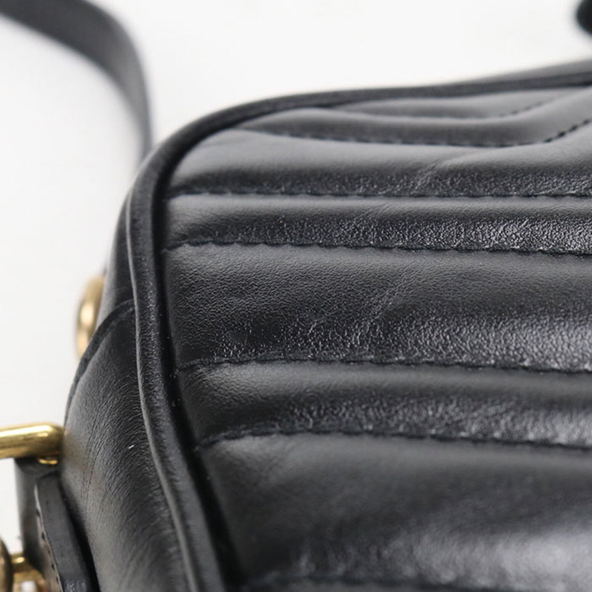 Gucci Black Leather Shoulder Bag (Pre-Owned)