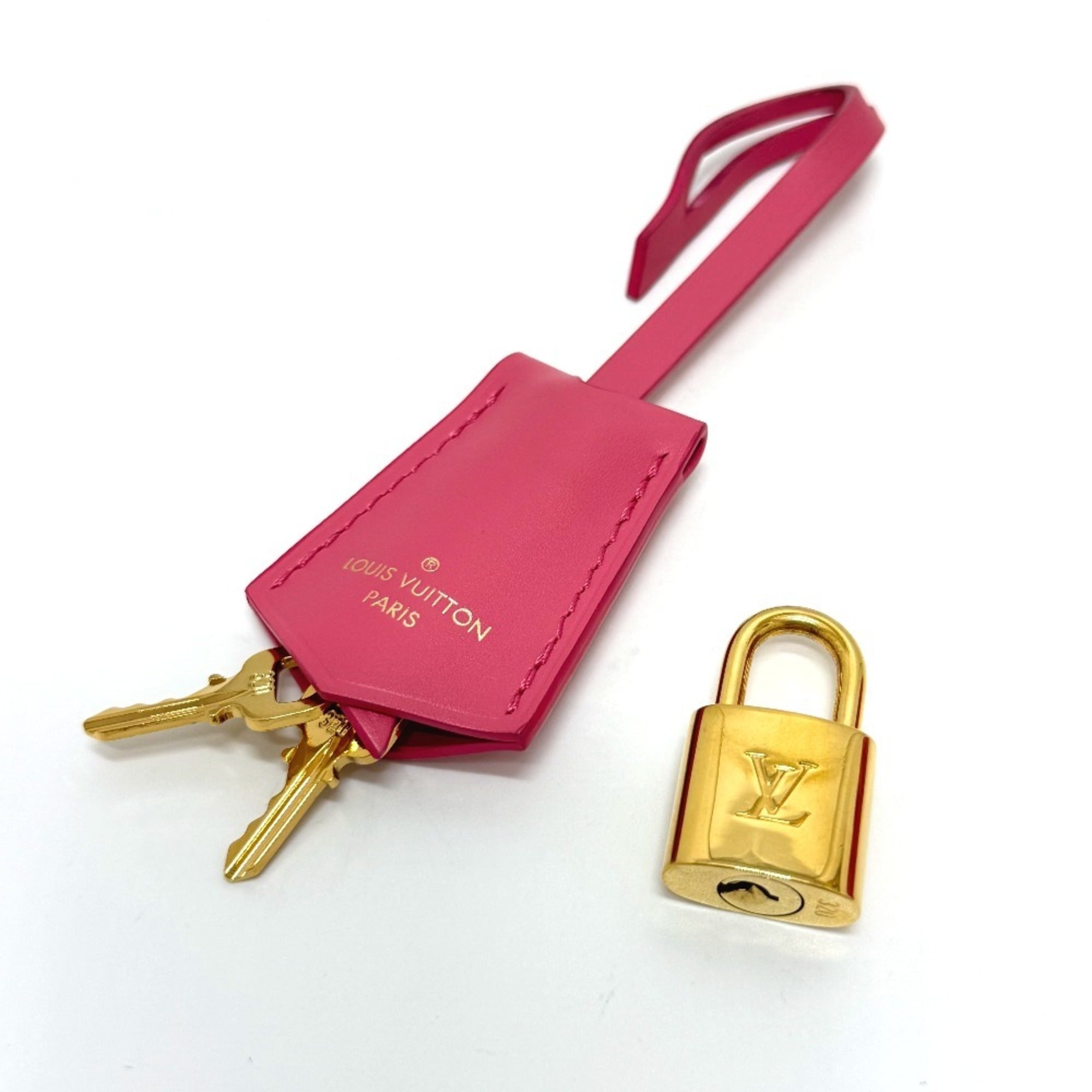Louis Vuitton Pink Leather Handbag
