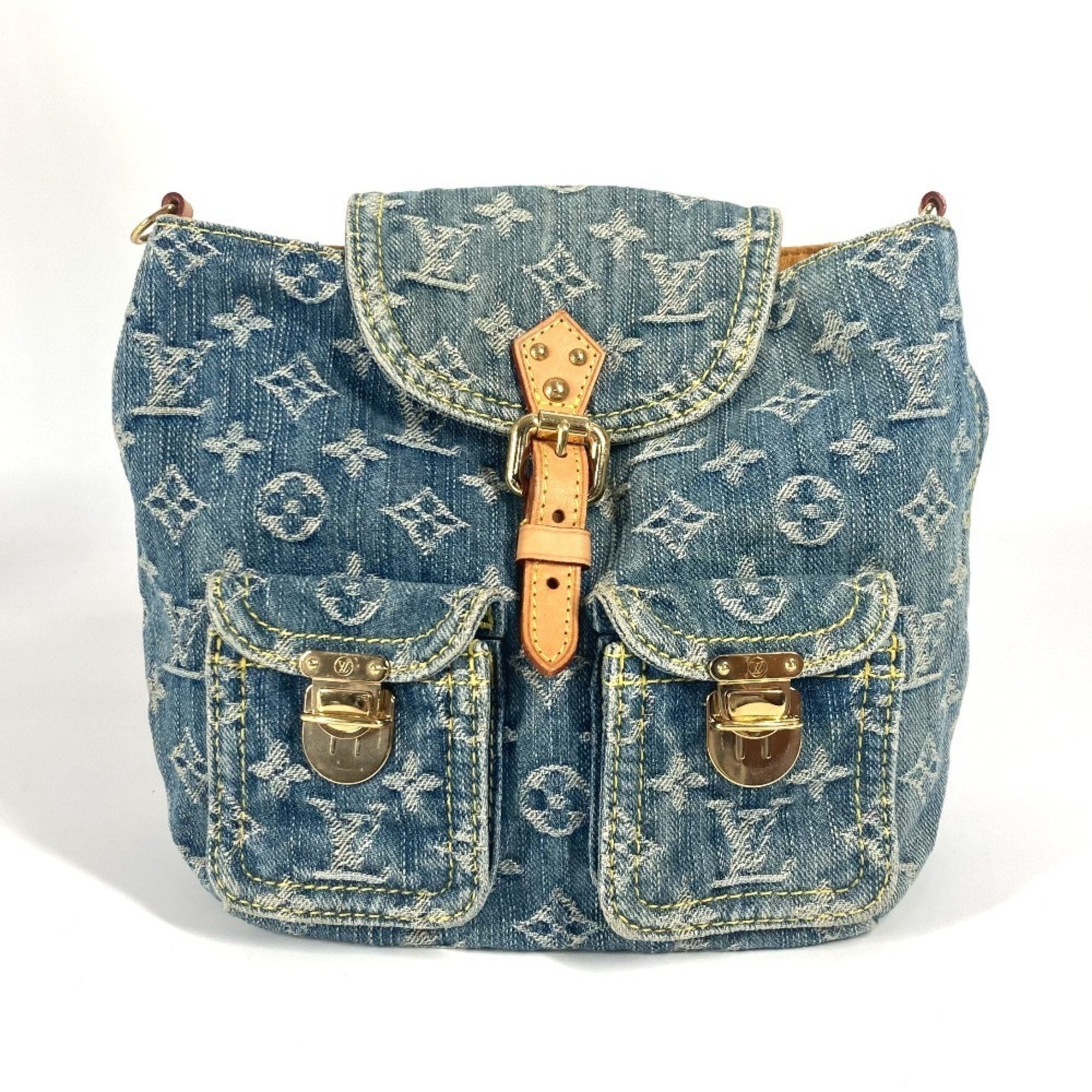 Louis Vuitton Blue Monogram Monogram Denim Backpack