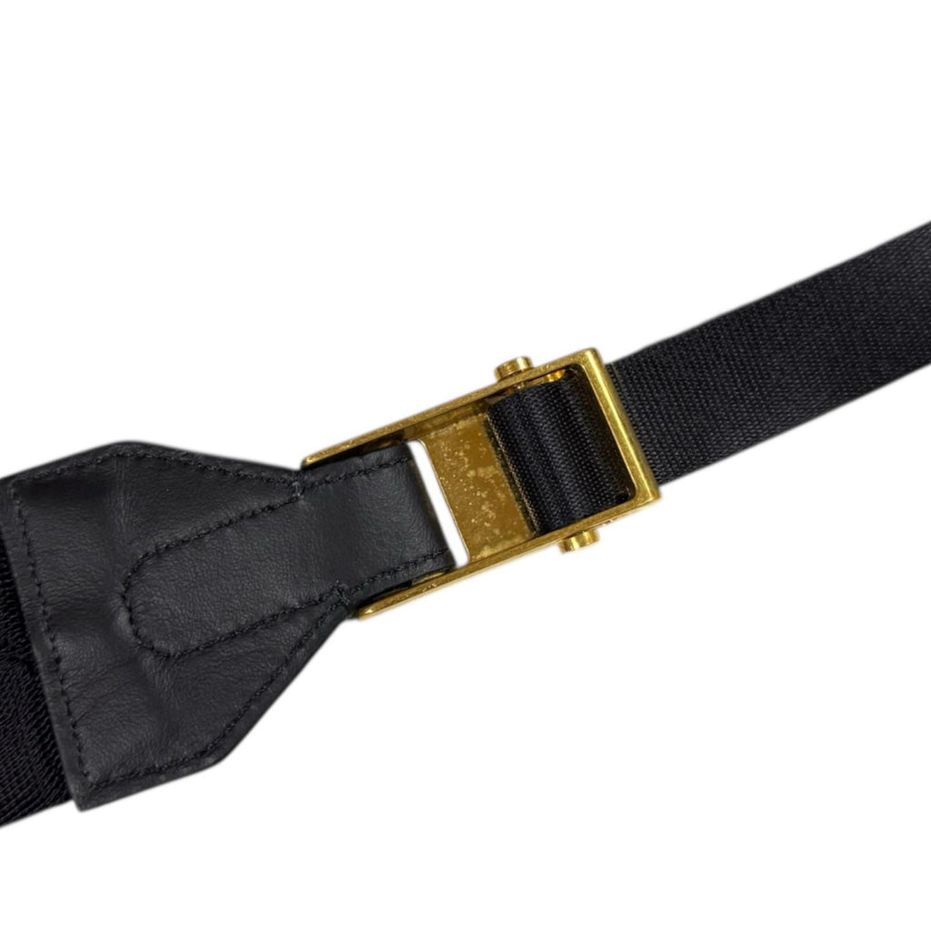Fendi Black Nylon Leather Backpack