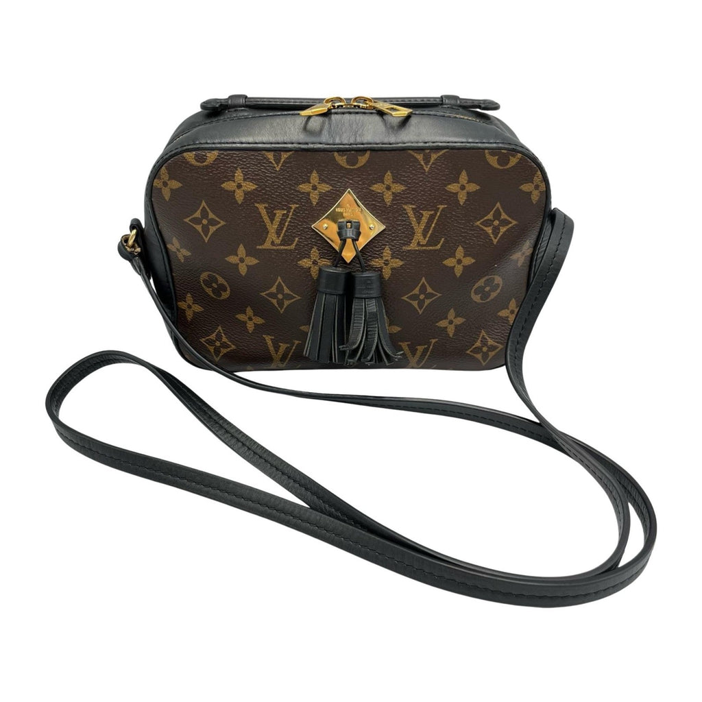 Louis Vuitton Black Brown Monogram Monogram Shoulder Bag