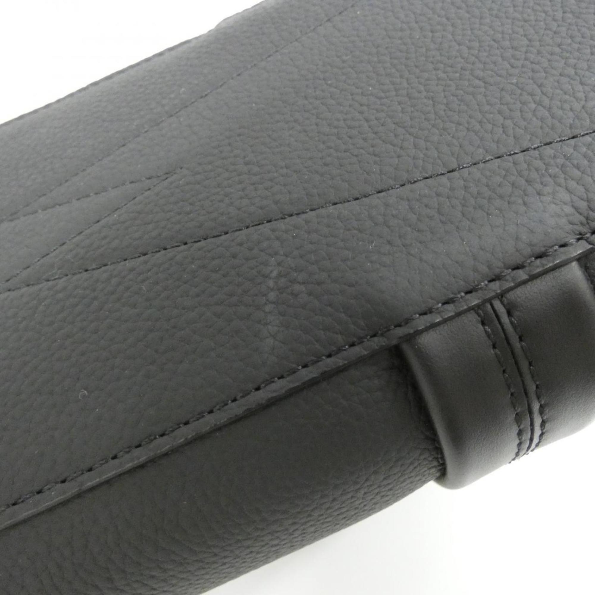 Louis Vuitton Black Leather Handbag
