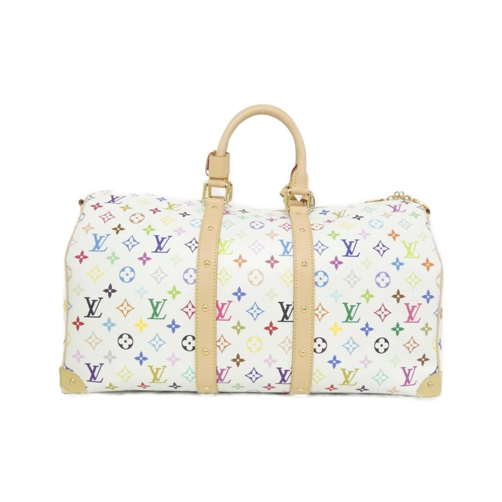Louis Vuitton Monogram Multicolore White Coated Canvas Boston Bag